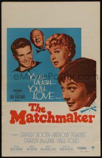 6b435 MATCHMAKER WC '58 Shirley Booth, Shirley MacLaine, Anthony Perkins, Paul Ford