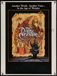 6c221 DARK CRYSTAL 30x40 '82 Jim Henson & Frank Oz, Richard Amsel fantasy art!