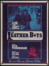 6c270 LEATHER BOYS 30x40 '66 Rita Tushingham in English motorcycle sexual conflict classic!