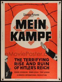 6c284 MEIN KAMPF 30x40 '60 terrifying rise and ruin of Hitler's Reich from secret German files!