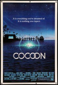6c393 COCOON 40x60 '85 Ron Howard classic, Don Ameche, Wilford Brimley, Tahnee Welch