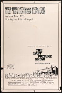 6c451 LAST PICTURE SHOW 40x60 '71 Peter Bogdanovich, Jeff Bridges & Cybill Shepherd