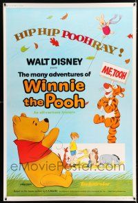 6c464 MANY ADVENTURES OF WINNIE THE POOH 40x60 '77 and Tigger too, cute images!