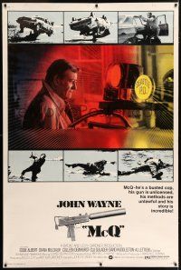 6c466 McQ 40x60 '74 John Sturges, John Wayne is a busted cop with an unlicensed gun!