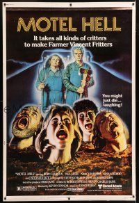 6c471 MOTEL HELL 40x60 '80 it takes all kinds of critters to make Farmer Vincent Fritters!