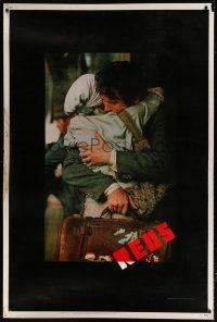 6c493 REDS 40x60 '81 Warren Beatty as John Reed & Diane Keaton in Russia!