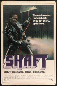 6c504 SHAFT 40x60 '71 classic image of Richard Roundtree, Shaft's his name, Shaft's his game!