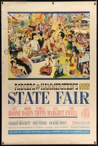 6c514 STATE FAIR style Z 40x60 '62 Pat Boone, Ann-Margret, Rodgers & Hammerstein musical!