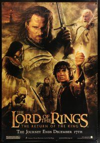 6c100 LORD OF THE RINGS: THE RETURN OF THE KING DS bus stop '03 Jackson, cast montage!