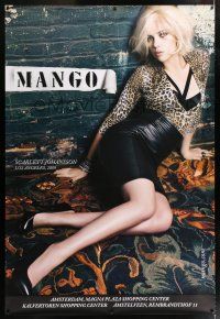 6c021 MANGO DS 47x69 Dutch advertising poster '09 incredibly sexy image of Scarlett Johansson!