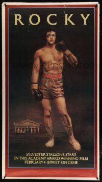 6c059 ROCKY printer's test tv poster R79 art of boxer Sylvester Stallone, boxing classic!