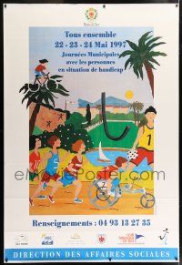 6c037 TOUS ENSEMBLE 47x69 French special '97 cool Elisabeth Bondanelli art of children!