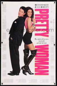 6c171 PRETTY WOMAN 27x40 standee '90 sexiest prostitute Julia Roberts loves wealthy Richard Gere!