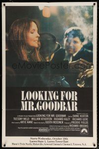 6c080 LOOKING FOR MR. GOODBAR half subway '77 close up of Diane Keaton, Richard Brooks directed!