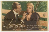 6d470 CAREFREE Spanish herald '44 Fred Astaire & Ginger Rogers together again, Irving Berlin