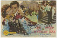 6d536 GONE WITH THE WIND 4pg Spanish herald '50 different images of Clark Gable & Vivien Leigh!