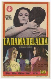 6d572 LADY OF THE DAWN Spanish herald '66 Julliette Villard, Daniel Martin, Dolores Del Rio