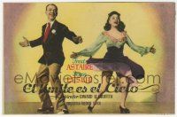 6d682 SKY'S THE LIMIT Spanish herald '45 different image of Fred Astaire & Joan Leslie dancing!