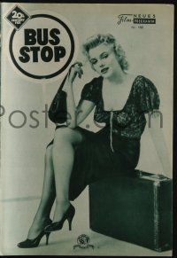 6d322 BUS STOP Austrian program '57 different images of Don Murray & sexy Marilyn Monroe!