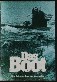 6d331 DAS BOOT Austrian program '81 Wolfgang Petersen German WWII submarine classic, different!