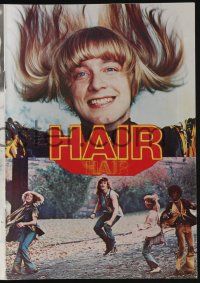 6d352 HAIR Austrian program '79 Milos Forman, Treat Williams, musical, great different images!
