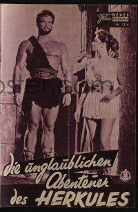 6d355 HERCULES Austrian program '59 different images of the world's mightiest man Steve Reeves!
