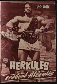6d353 HERCULES & THE CAPTIVE WOMEN Austrian program '62 different images of strongman Reg Park!
