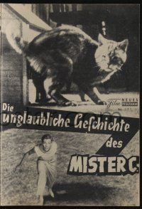 6d357 INCREDIBLE SHRINKING MAN Austrian program '57 sci-fi classic, great different images!