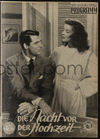 6d393 PHILADELPHIA STORY Austrian program '49 Katharine Hepburn, Cary Grant, James Stewart