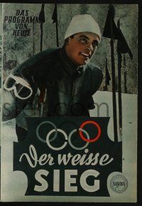 6d428 WHITE VERTIGO Austrian program '56 cool images from the 1956 Winter Olympic sports games!