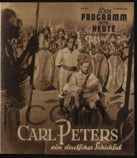 6d043 CARL PETERS German program '41 Hans Albers, colonialism in Africa, conditional movie!