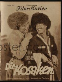 6d054 COSSACKS German program '28 different images of John Gilbert & pretty Renee Adoree!