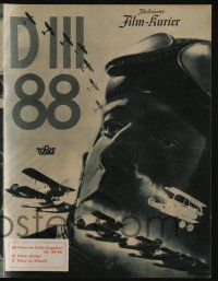 6d058 D III 88: THE NEW GERMAN AIR FORCE ATTACKS German program '39 World War II planes & pilots!