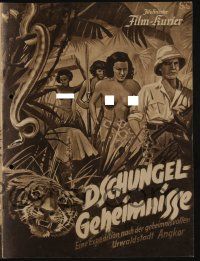 6d077 DSCHUNGEL-GEHEIMNISSE German program '39 Jungle Secrets, obligatory topless natives of Angkor