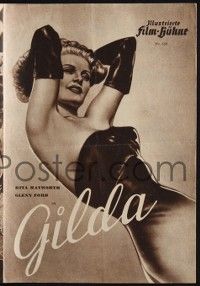 6d106 GILDA German program '50 many different images of sexiest Rita Hayworth & Glenn Ford!
