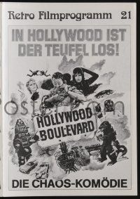 6d122 HOLLYWOOD BOULEVARD German program R83 lots of great different images!