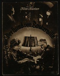 6d126 HOUND OF THE BASKERVILLES German program '37 German Sherlock Holmes adaptation!