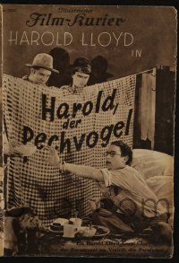 6d141 KID BROTHER German program '27 great different wacky images of Harold Lloyd!