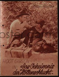 6d152 LARIAT KID German program '29 great different images of heroic cowboy Hoot Gibson!
