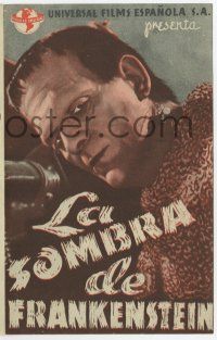 6d685 SON OF FRANKENSTEIN 4pg Spanish herald '42 monster Boris Karloff, Bela Lugosi, Basil Rathbone