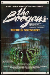 6f099 BOOGENS 1sh '81 some things shouldn't be disturbed, there is no escape, cool horror art!