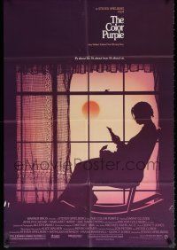 6f175 COLOR PURPLE 1sh '85 Steven Spielberg, Whoopi Goldberg, from Alice Walker novel!
