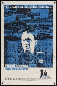 6f219 DETECTIVE 1sh '68 Frank Sinatra as gritty New York City cop, an adult look at police!