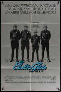 6f244 ELECTRA GLIDE IN BLUE foil 1sh 1973 short cop Robert Blake and Alan Ladd are same height!