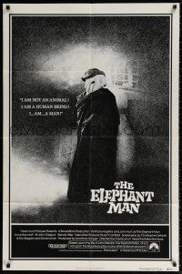 6f247 ELEPHANT MAN int'l 1sh '80 John Hurt, Anthony Hopkins, directed by David Lynch!