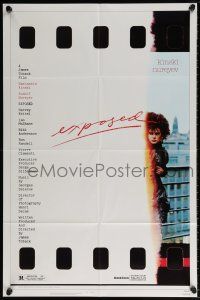 6f264 EXPOSED 1sh '83 image of model Natassia Kinski, cool exposed film poster design!