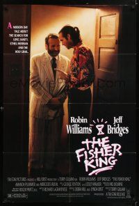 6f289 FISHER KING DS 1sh '91 Jeff Bridges & Robin Williams searching for sanity!