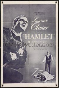 6f387 HAMLET military 1sh R50s Laurence Olivier in William Shakespeare classic!