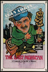 6f516 LAST MOHICAN 1sh '66 cool art of Alan Arkin selling pretzels from a cart in the city!