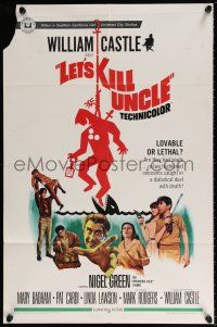 6f530 LET'S KILL UNCLE 1sh '66 William Castle, are they bad seeds or two frightened innocents!